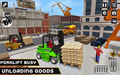 Forklift City Construction Sim