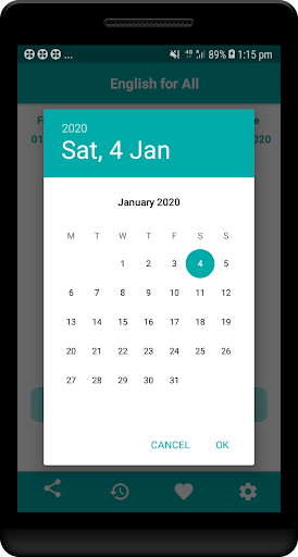 Android application Smart english classes for all screenshort