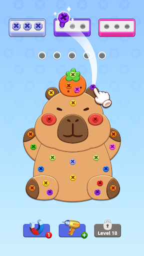 Wood Screw Puzzle - Bolts Sort 25