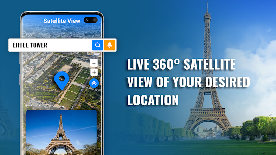 Live Earth Map 2021 – Satellite View, World Map 3D v7.0 MOD APK (Premium Unlocked) Free For Android 1