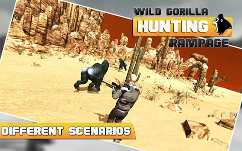 Wild Gorilla Animal Hunting 3D