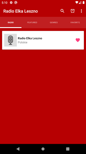 Android application radio elka leszno App PL screenshort