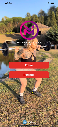 Android application Milene Martins Fitness screenshort