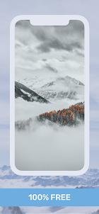 Wallpaper Gunung Salju