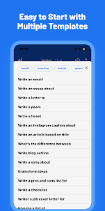 GPT Chat AI Writing Assistant