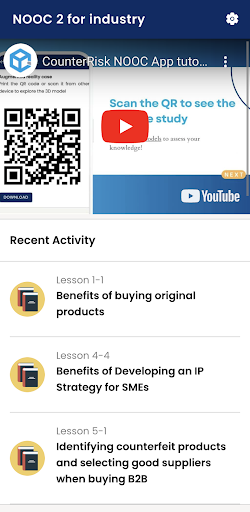 Android application CounterRisk for industry screenshort