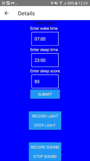 Android application Sleeper Cell - Sleep Tracker screenshort