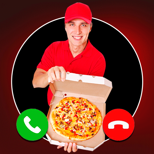 Pizza fake call - prank app logo