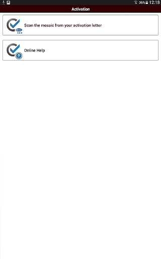 Android application CIC Secure screenshort