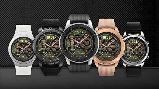 Android application Mechanical Green For Wear OS screenshort