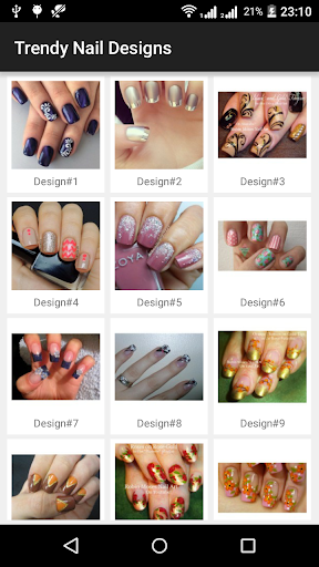 Android application Trendy Nail Designs screenshort