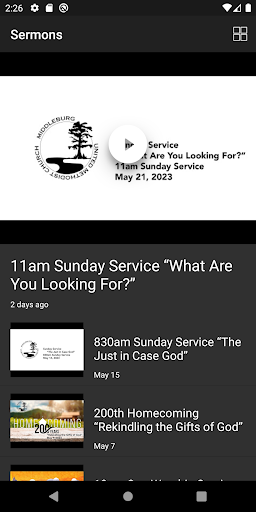 Black Creek Methodist Screen 3