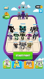 Merge Master: Robot Action Car MOD APK (DMG Multi/DEF Multi) 6