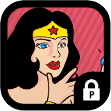 Funny wonder woman protector icon