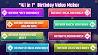 screenshot of Birthday Video Maker with Song