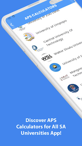 Android application University Qualifications screenshort