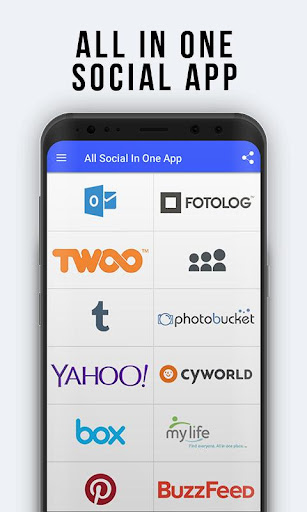 All In One Social Network App Screen 2