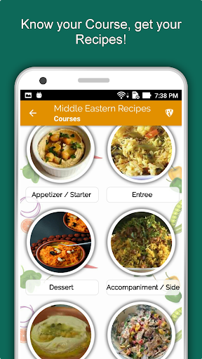 Screenshot of Middle Eastern Food Recipes