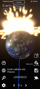 Captura de Pantalla 3 Simulador del Sistema Solar android