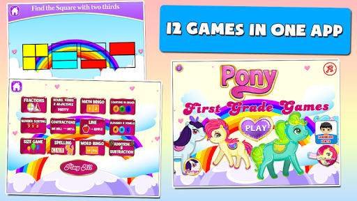 Android application Pony Games for Grade One screenshort