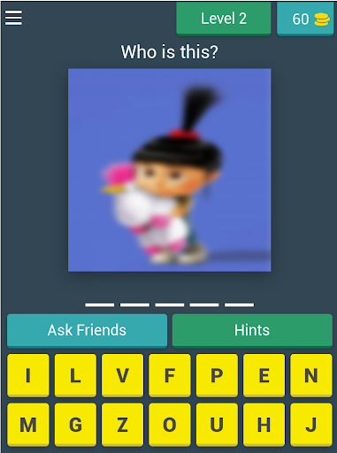 Quiz game  guess minions