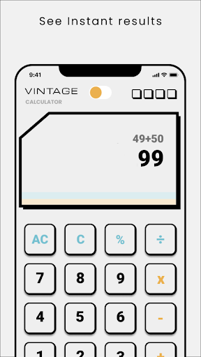 Vintage Calculator Screen 3