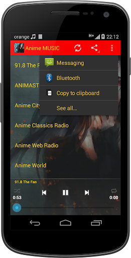 Anime MUSIC RADIO Screen 2