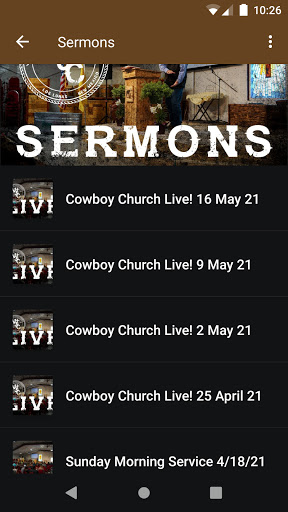 V3C Church App Screen 2