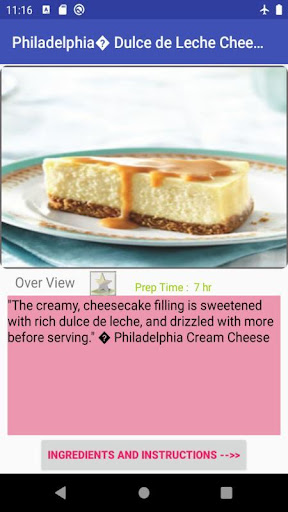 Cook cheese cake Screen 2