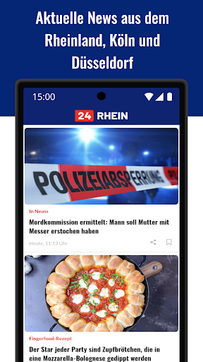 Android application 24RHEIN screenshort