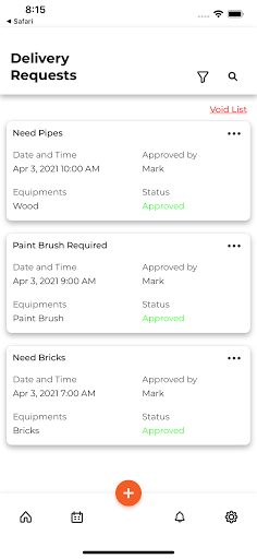 Follo - The Delivery Board App Screen 3