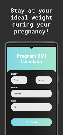 Pregnant BMI Calculator