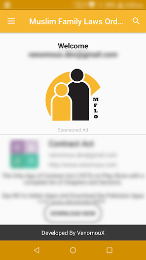 Android application MFLO 1961 : Muslim Family Laws screenshort