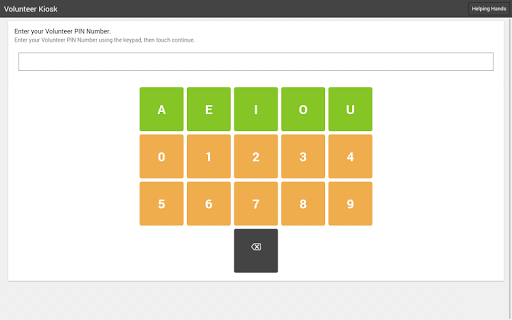 Kiosk App Screen 3