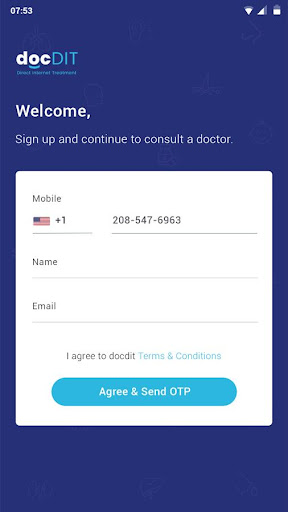 docDIT - US Doctors Online Screen 2