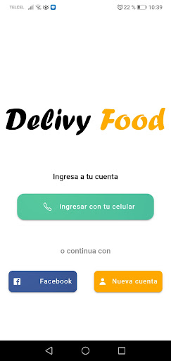 Android application Delivy Food screenshort