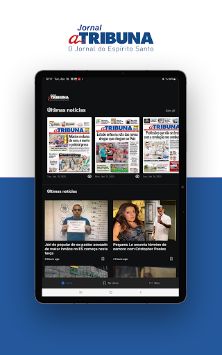 Android application A Tribuna Digital screenshort