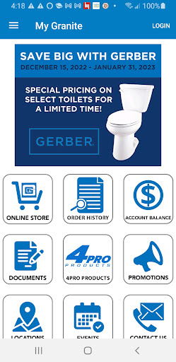Android application GraniteGroup:My Granite Access screenshort