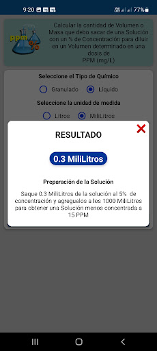 Preparación de Una Solución Screen 2