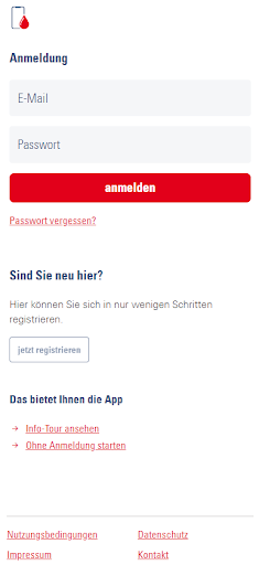 Meine Blutspende SRK screenshot 0