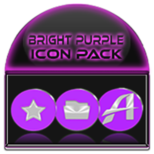 Bright Purple Icon Pack logo