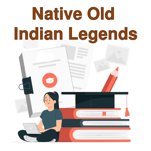 Native old indian legends logo