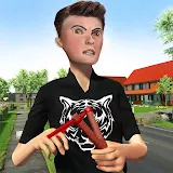 Virtual Neighbor High School Bully Boy Family Game icon