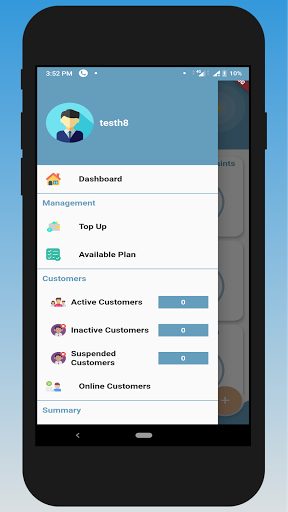 Android application AIRNET-PARTNER screenshort