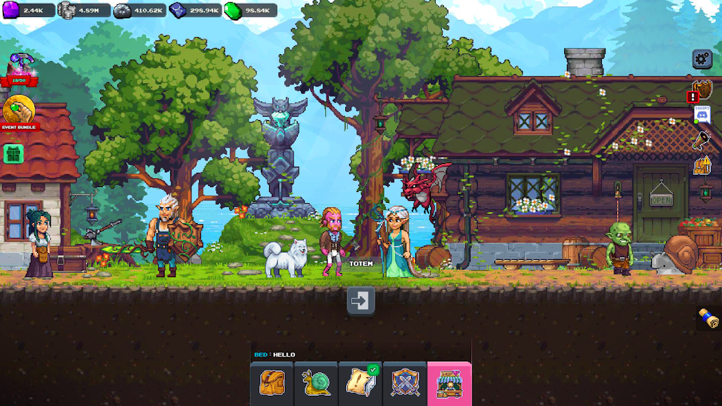 Miners Settlement: Idle RPG (free shopping)