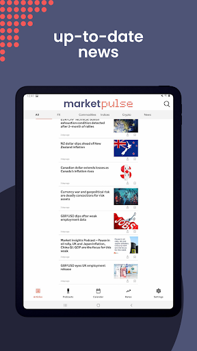 Screenshot of OANDA MarketPulse