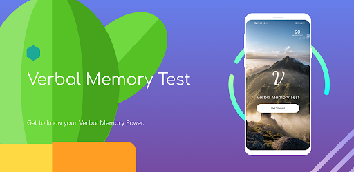 Android application Verbal Memory Test screenshort