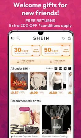 Game screenshot SHEIN Модный онлайн шопинг apk download