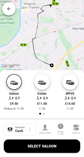 Zedcarz: Private Hire Screen 3