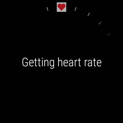 Android application Wear Heart Rate screenshort